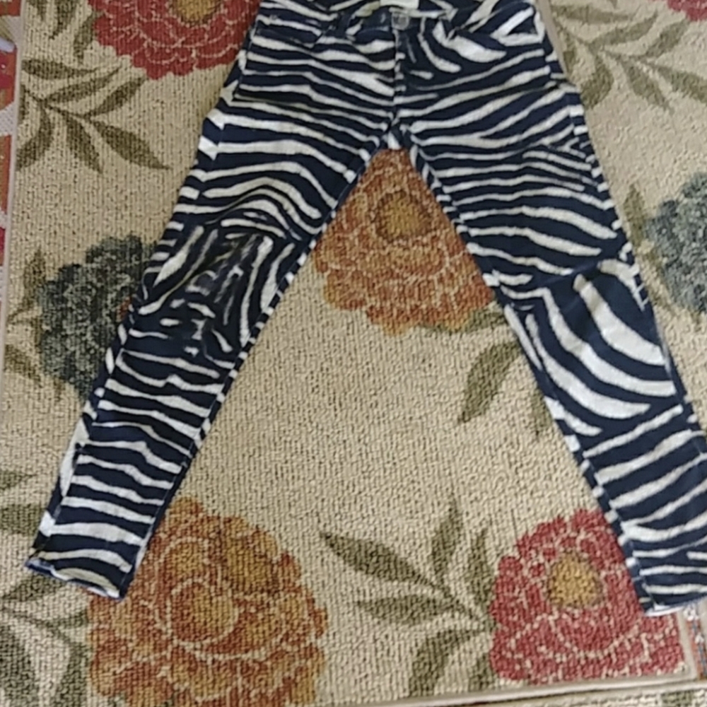 RALPH LAUREN ZEBRA PRINT JEANS